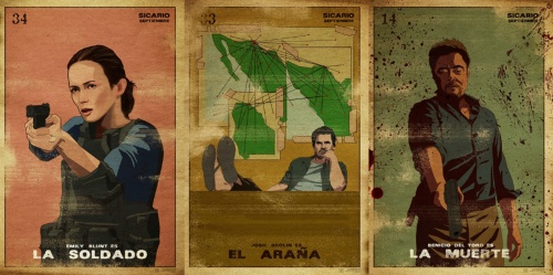 Sicario character Posters